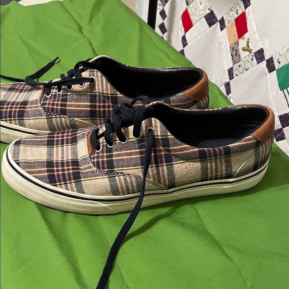 Polo Ralph Lauren Multicolor Plaid Sneakers